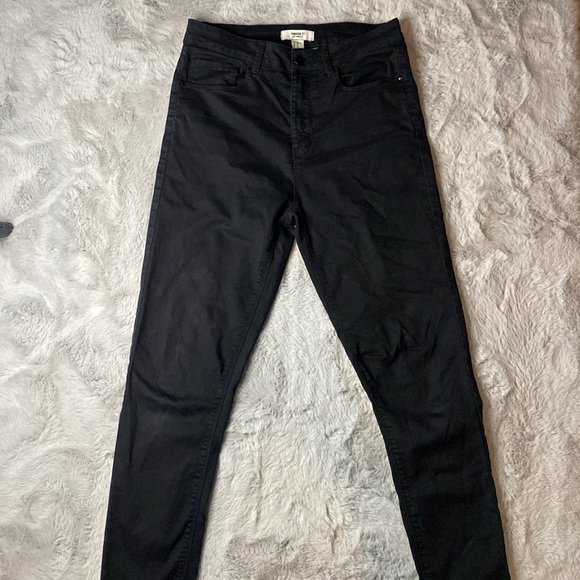 Forever 21 Los Angeles Black Skinny Jeans Size 26 - Picture 2 of 5